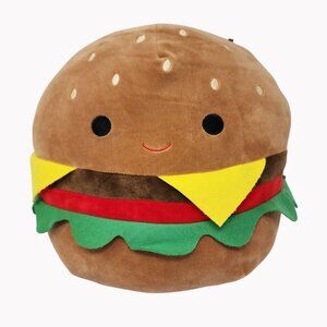 Squishmallows Original 10 Inch Carl The Cheeseburger Plush Toy